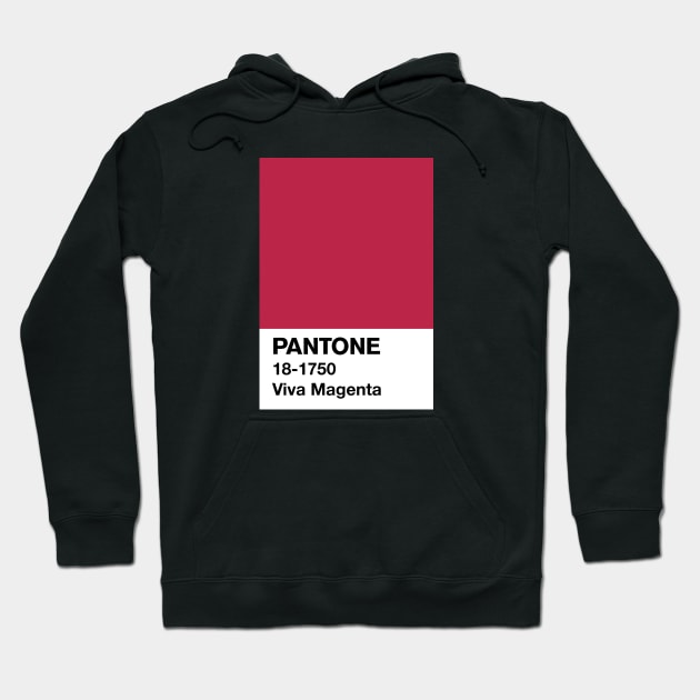 Viva Magenta - Color of the Year 2023 - PANTONE 18-1750 Hoodie by entrykill
